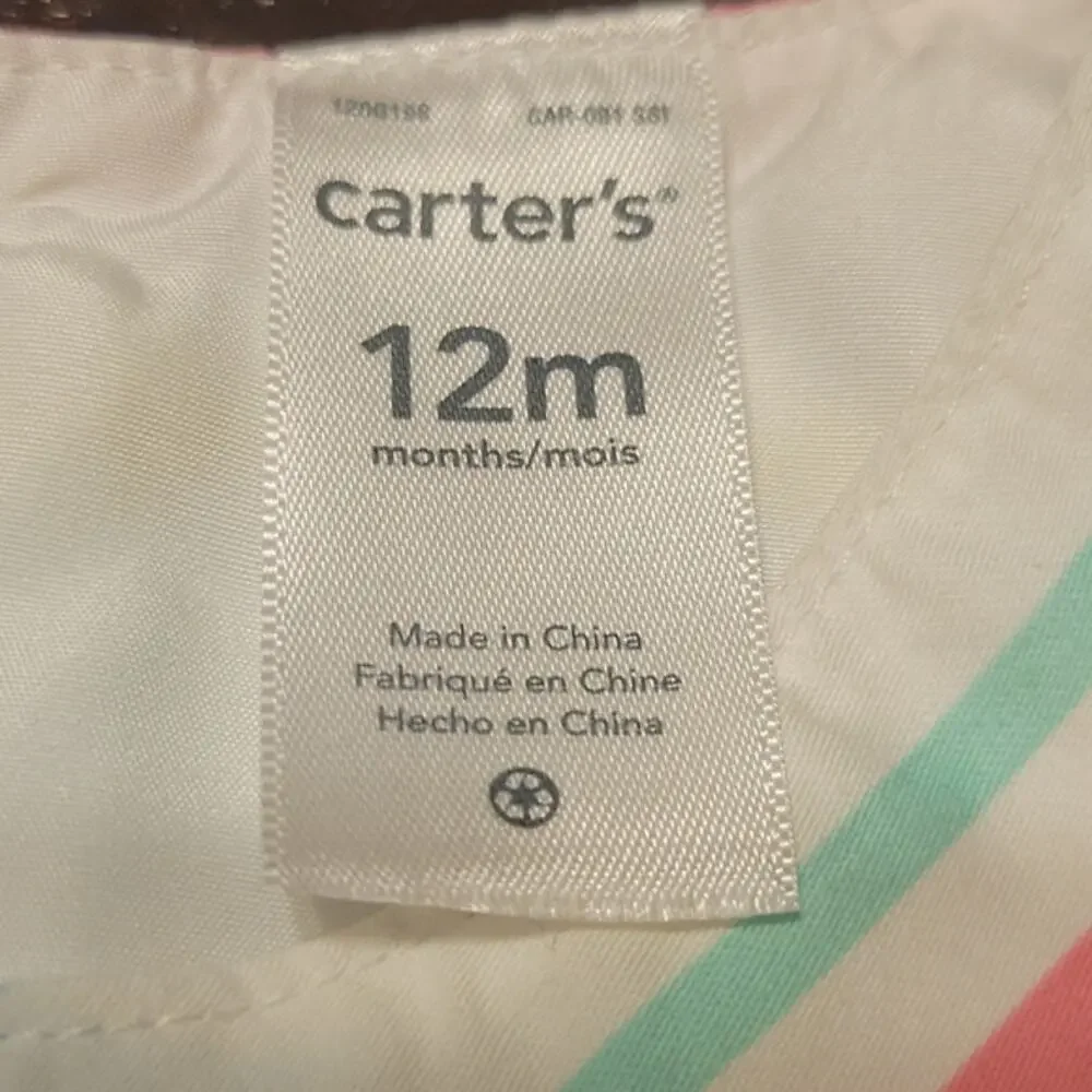 Carter's Multi-Color Infant Dress‎ 12 Months